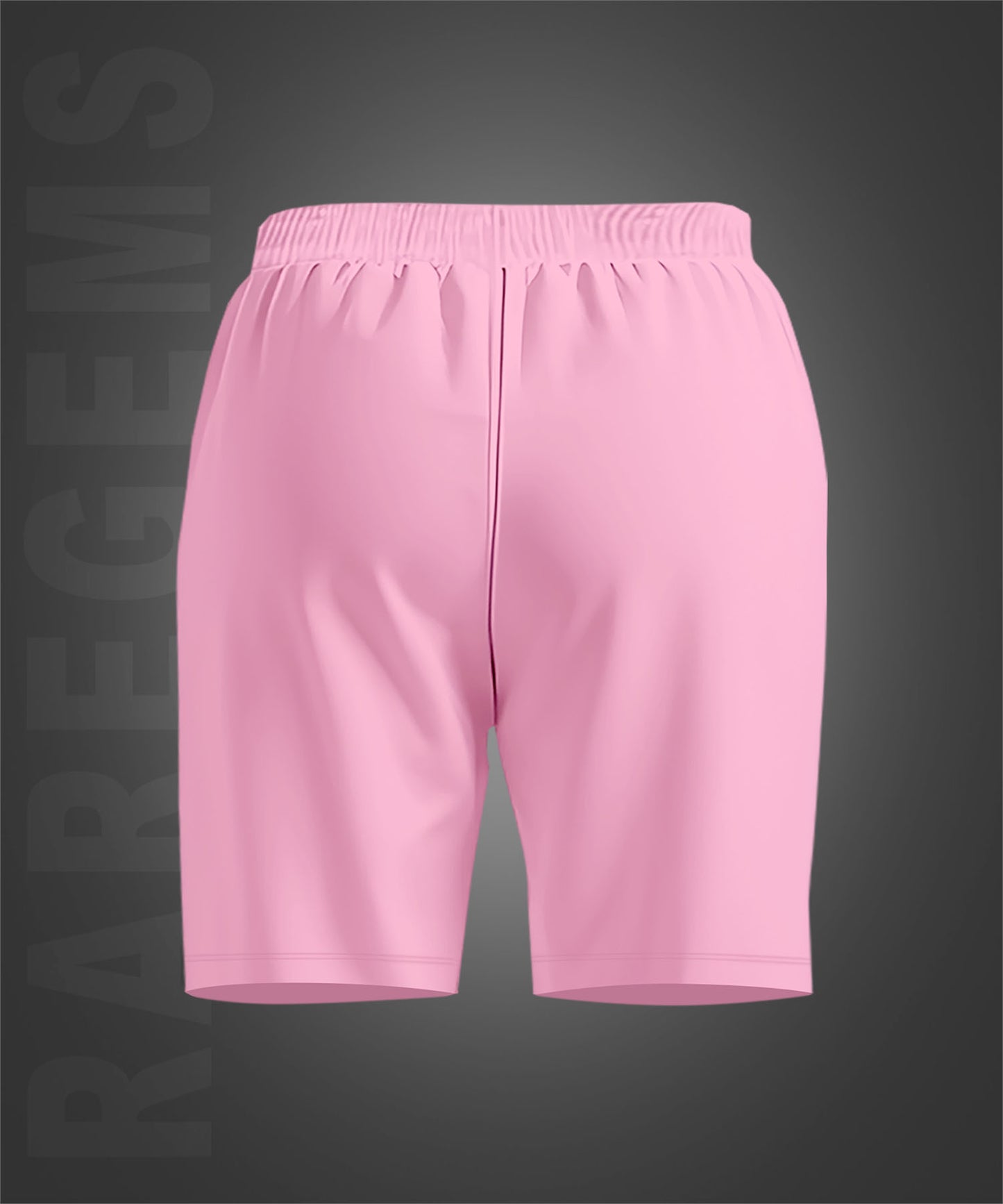 Pink Social Media Slangs Printed Shorts